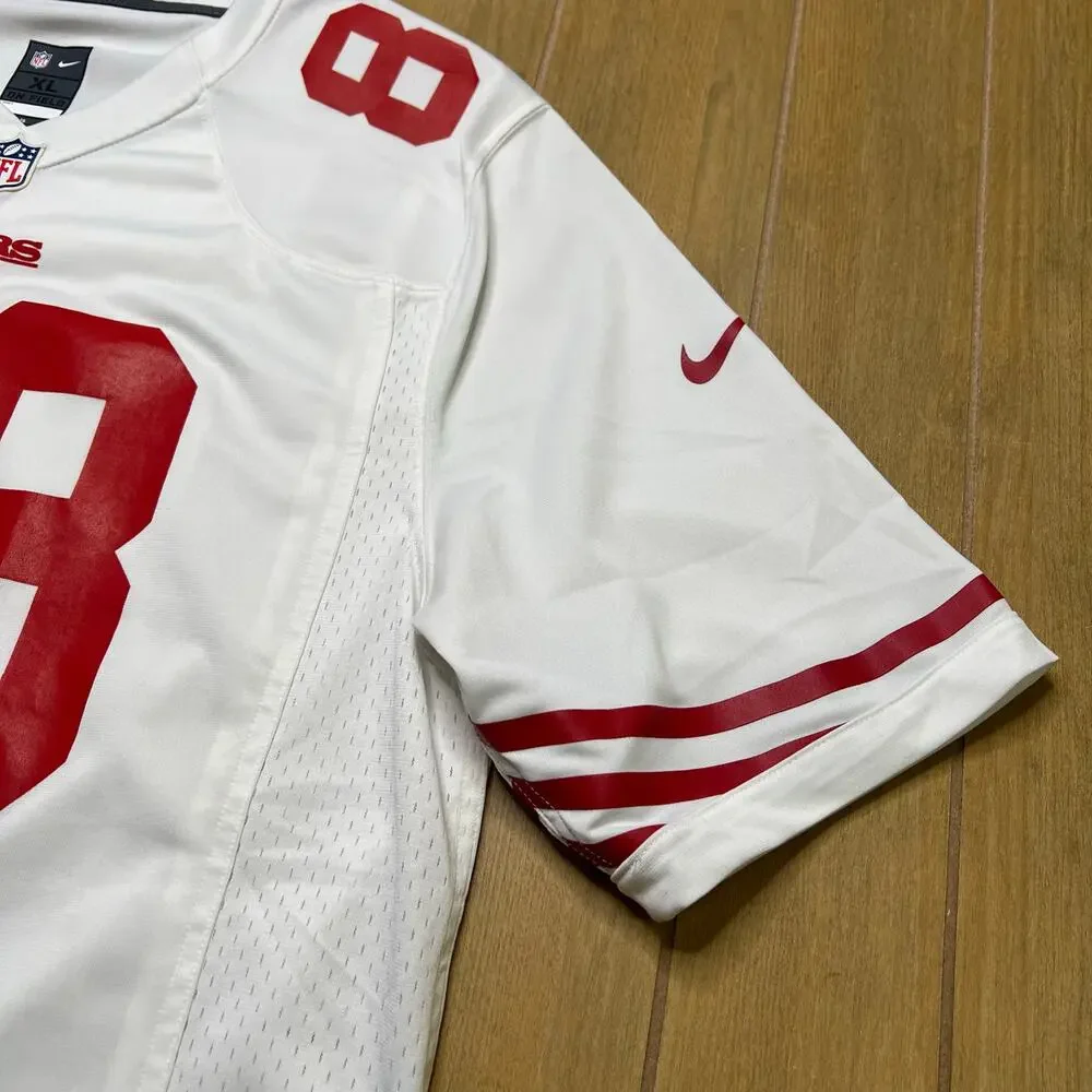 Nike San Francisco‎ 49ers #88 Lido Bay On Field NFL Jersey White XL